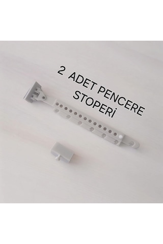 2 Adet Ayarlanabilir Plastik Pencere Kolu Kapı Cam Aralama Stoperi Kolu Tutucu Tutacağı Durdurucu Tamponu