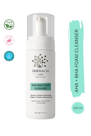 Dermacia Labs Glycerin Ceramide İçerikli Nemlendirici Köpük Yüz Temizleyici 150 ML