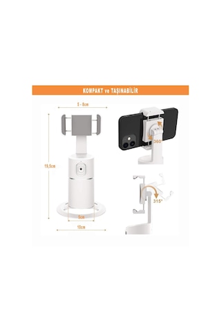 NPO PHPRO-B Şarjlı Yapay Zeka Destekli Canlı Yayın Telefon Gimbal