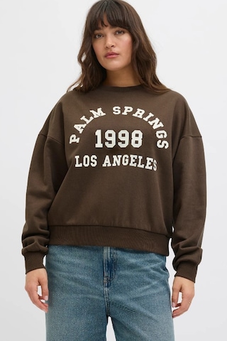 Jack & Jones Jxmerle Kadın Sweatshirt Kahverengi