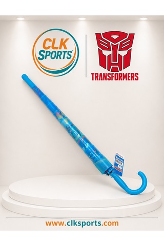 Clk Sports Transformers Lisanslı Çocuk Şemsiyesi + Lisanslı Gözlük Ikili Set Buz - Lacivert