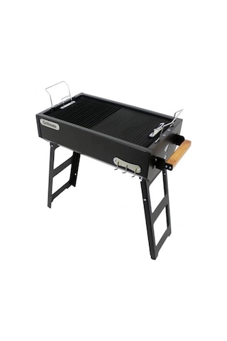 Grillmate Gm60ka Asansörlü Döküm Izgaralı Katlanır Barbekü Mangal