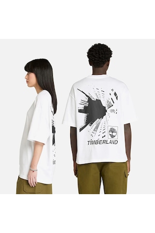 Timberland Building Blocks Erkek Beyaz T-shirt Tb0a5nb21001 Beyaz