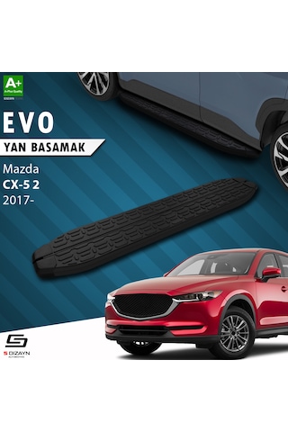S-dizayn Mazda Cx-5 2 Evo Siyah Yan Basamak 183 Cm 2017 Üzeri