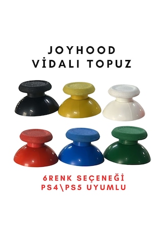Ps5 Joyhood Vidalı Topuz Beyaz Renk 10 Adet