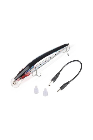 Tenfowee Usb Şarjlı Elektrikli Yem - Su Altında Canlı Yüzme Hareketi, 60 Dakika Çalışma Süresi, Plastik Yapı