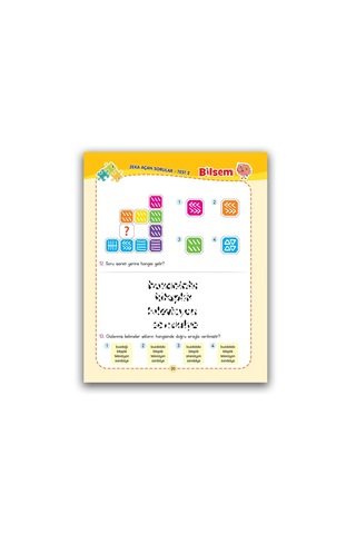 Bilsem Zeka Açan Sorular 2. Seviye - Bilişsel Beceri Gelişimi 556024866