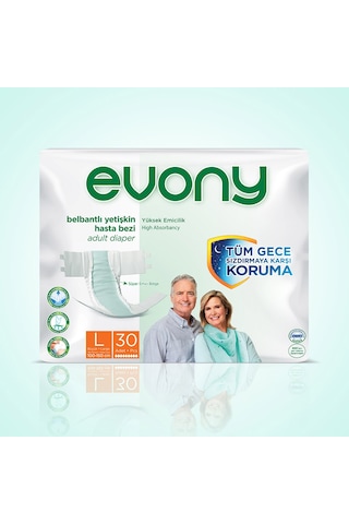 Evony Belbantlı Yetişkin Hasta Bezi L 30'lu