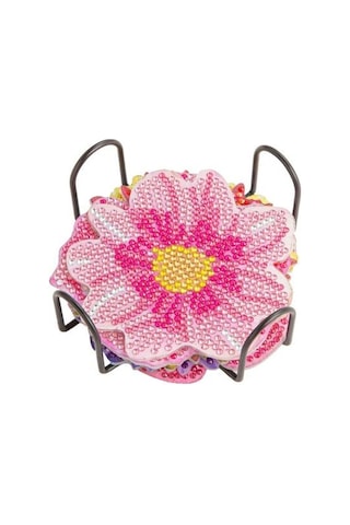 Dayanıklı Elmas Boyama Bardak Altlığı Kullanımı Kolay İnce İşçilik Dekoratif Diğer