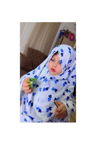 Aldaıyr 3 Adet Çocuk Namaz Elbise Pamuk Kumaş Çok Renkli037