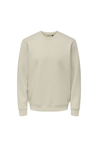 Only & Sons Onsluca Lıfe Reg Ls Crew Sweat Erkek Gray Sweatshirt - 22035201 Gri