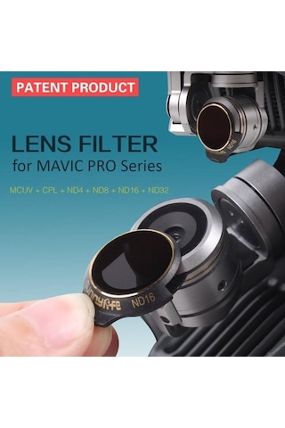 Dji Mavic Pro Kamera İçin Kızaklı Upgrade Versiyon Optik Lens Filtre Nd32