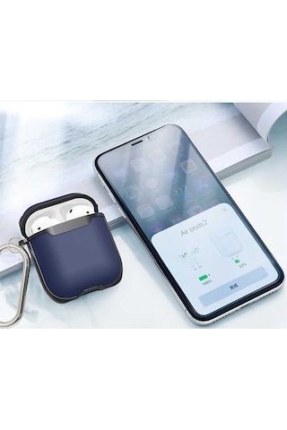 Wiwu Apc001 Apple Uyumlu AirPods Kılıf Siyah sarı
