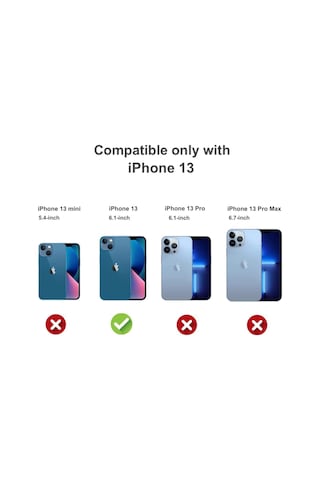 Apple iPhone Uyumlu 13 Şeffaf Yüksek Kalite Ve Koruyucu Kapak Şeffaf