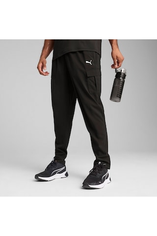 Puma Tad Tech Woven Cargo Erkek Siyah Eşofman Altı 526136