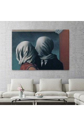 Rene Magribuyolog-0drpkanvase The Lovers Tablosu-5161