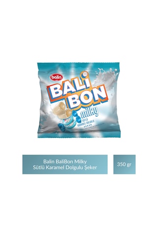 Balin Balibon Milky Sütlü Karamel Dolgulu Şeker 350 Gr X 4 Adet