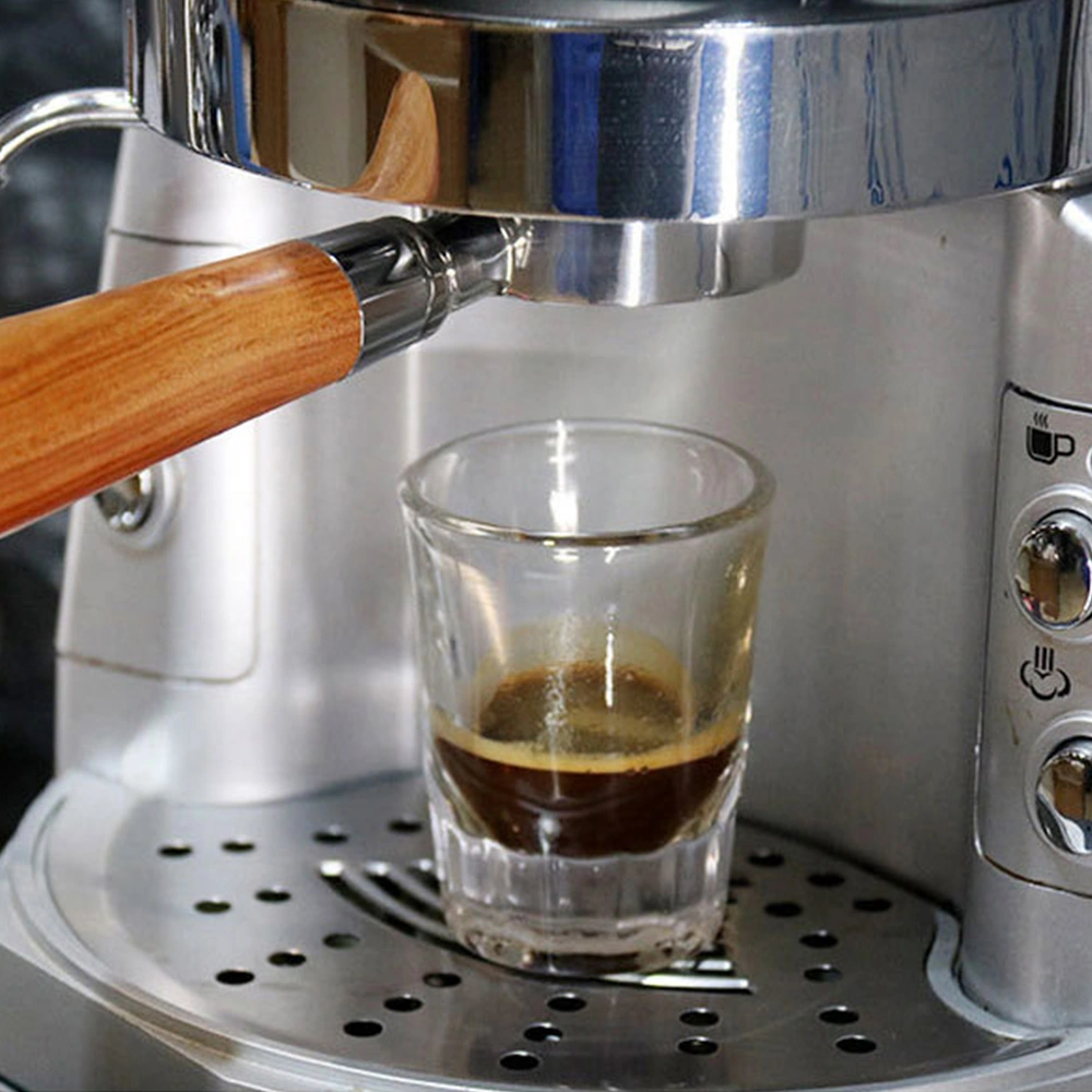 Geeksen Zinc Alloy + Ahşap 51mm 3 Kulaklı Filtreli Kahve Portafilter, Profesyonel Kahve Ekstraksiyonu İçin Dikey Tip B1 Kırmızı Akçaağaç Diğer