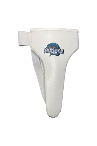 Komodo Sport Kogi/kadın Kuki Kasık Koruyucu Deri Beyaz