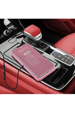 Wondernest C1pro Araç İçin Suya Dayanıklı Kablosuz Şarj Cihazı, Ek Kapaklı Kaymaz Mat Std