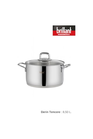 Queen Çelik Tencere 26 Cm Gümüş