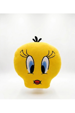 30 Cm Tweety Peluş Yastık Oyuncak Civciv Oyuncak Peluş Yastık Sarı