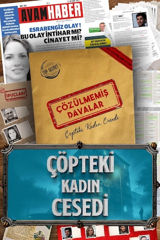 Çözülmemiş Davalar Dedektiflik Suç Çözümleme Oyunu Elif Akman Dosyası - Gizem Bulmaca Cinayet Çözme Kutu Oyunları - Katil Bulma Dedektif Oyunu - Suçlu Kim, Cinayeti Çözebilir Misin Dava-1