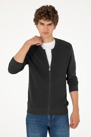 U.s. Polo Assn. Erkek Antrasit Melanj Hırka Triko 50293528-vr081 Antrasit Melanj