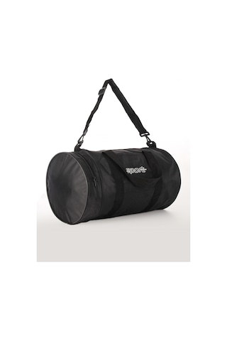 Strong Bag Kumaş Silindir Unisex Spor ve Seyahat Çantası Siyah