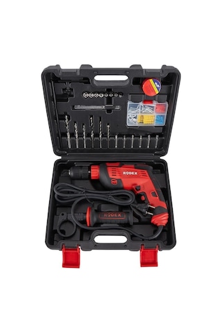 Rodex 27 Parça Çantalı Darbeli Matkap 650 W Rdx1520a