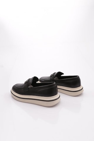 Dgn 24261 Erkek Casual Ayakkabı Siyah Antik