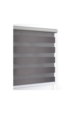 Buperde Koyu Gri Eko Zebra Stor Perde