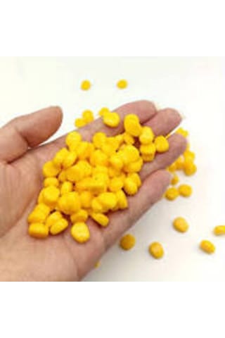 10 X 1 Cm Silikon Yumuşak Sarı Mısır Suni Balık Olta Yemi