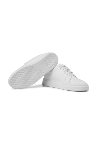 Ducavelli Correndo Erkek Hakiki Deri Sneaker, Bağcıklı Sneaker, Hakiki Deri Sneaker, Erkek Sneaker Beyaz