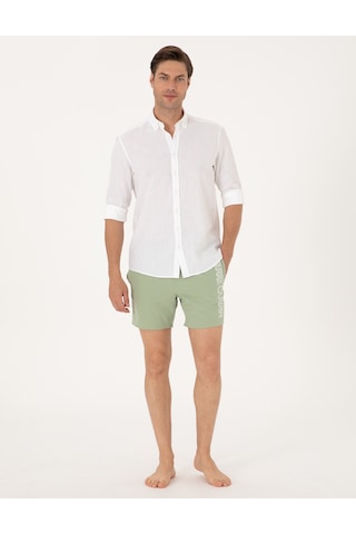 Pierre Cardin Erkek Çağla Deniz Şortu 50307959-vr016 Çağla