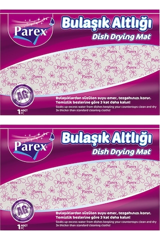 Bulaşık Altlığı 46 X 30 Cm İkili Set