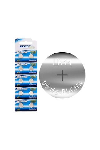 Beston Alkalin Ag13/357 Lr44 Düğme Pil 10'lu Paket Bst-lr44