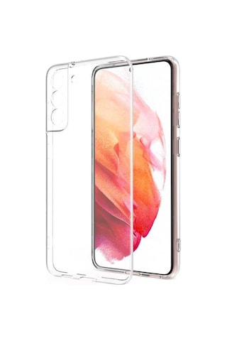 Galaxy S21 Kılıf Zore Kamera Korumalı Süper Silikon Renksiz