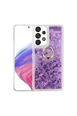 Zore Galaxy Uyumlu A53 5g Kılıf Msra Milce Kapak - Gümüş Gümüş