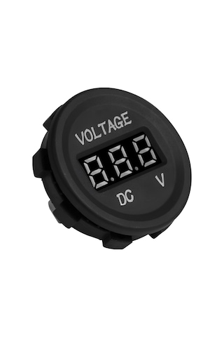 Speeduf Dc7v-30v Led Panel Mini Dijital Voltmetre - Turuncu