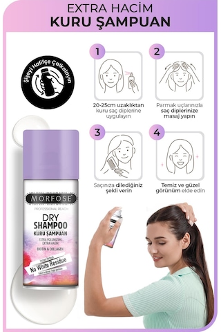 Morfose Ekstra Hacim Kuru Şampuan 90 ML