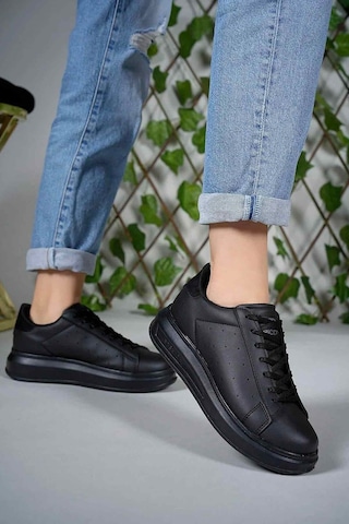Medusa Kadın Siyah Kalın Yüksek Taban Hafif Günlük Sneaker Siyah Medusa Kadın Siyah Kalın Yüksek Taban Hafif Günlük Sneaker Siyah