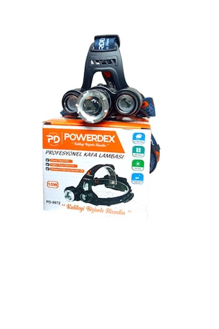 Pd-9972 10watt Profesyonel Şarjlı Kafa Feneri
