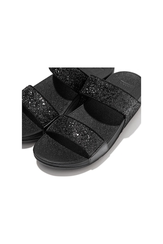 Roncato 339 Black Glitter Terlik Kadın Diğer Et3-339 Fitflop Lulu Glitter Slides Black Glitter Siyah