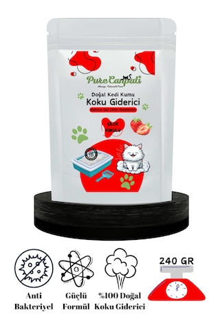 Purecanpati Kedi Kumu Koku Giderici Çilek Kokulu