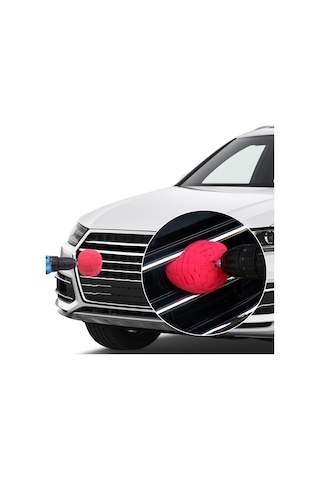 Gajeena 80mm Sponge Polishing Ball With 6mm Shank - Electric Drill Accessory For Car Wheels & Lamps Cleaning - Multiple Colors Available