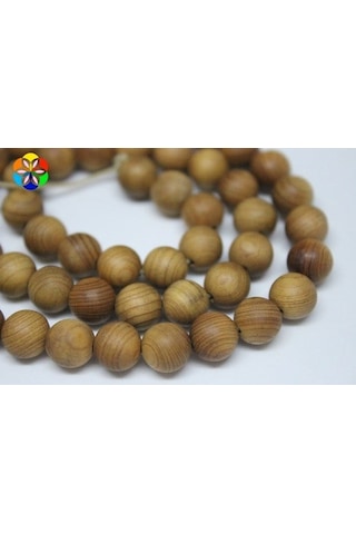 Sandal Ağacı YARIM Dizi 8mm (18cm uzunluğundadır)