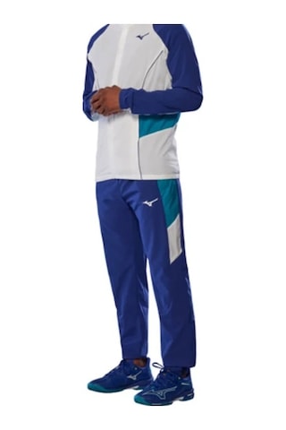 Mizuno Frontier Shadow Jacket Erkek Yağmurluk Beyaz / Mavi Çok Renkli