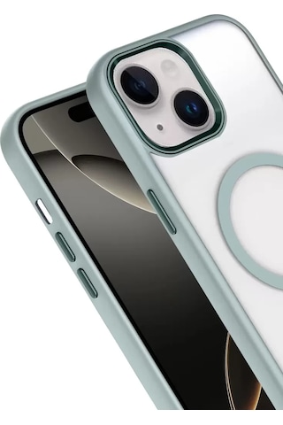 Znv Zenvia Mey İthalat Apple iPhone Uyumlu 14 Terea Magsafe Kapak - Gri Znv2025 Cmn Diğer