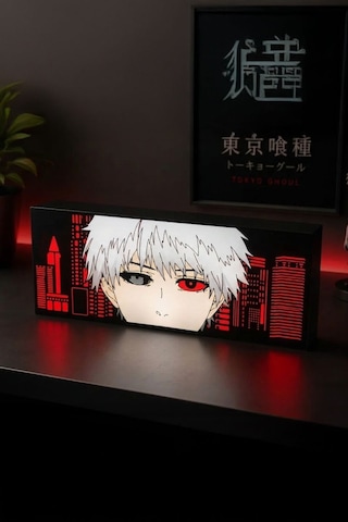 Anime Tokyo Ghoul Tasarımlı Dekoratif Aydınlatma Gece Lambası Çok Renkli